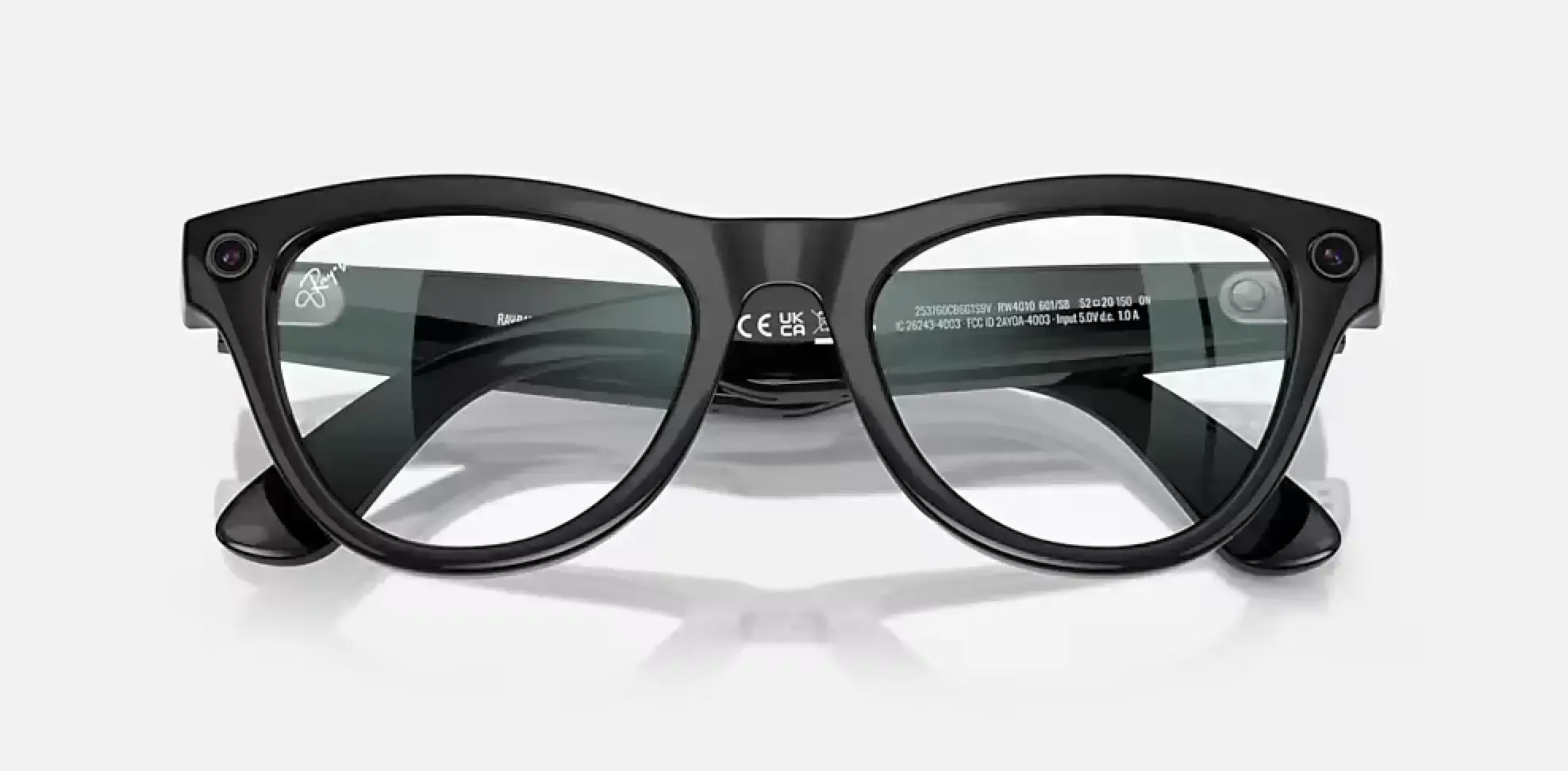 Смарт-окуляри Ray-Ban | Meta Skyler Standard - Shiny Black / Clear (RW4010 601/SB 52-20)