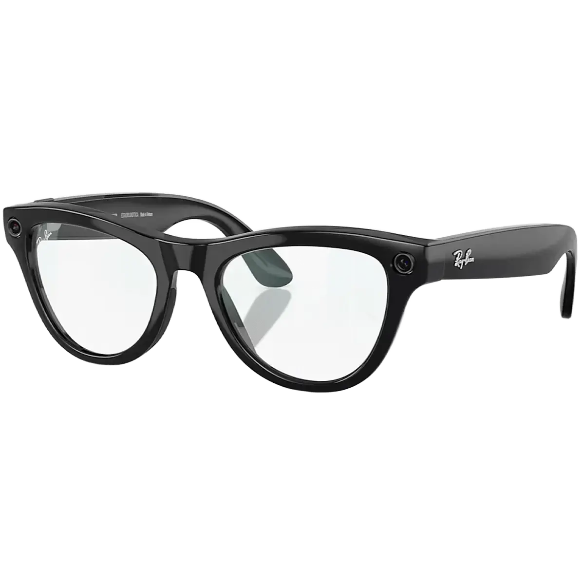 Смарт-очки Ray-Ban | Meta Skyler Standard - Shiny Black / Clear (RW4010 601/SB 52-20)