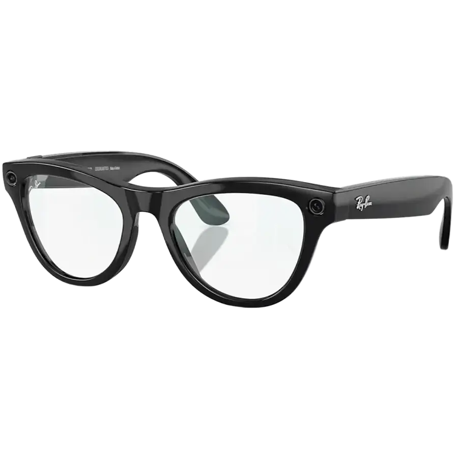 Смарт-очки Ray-Ban | Meta Skyler Standard - Shiny Black / Clear (RW4010 601/SB 52-20)