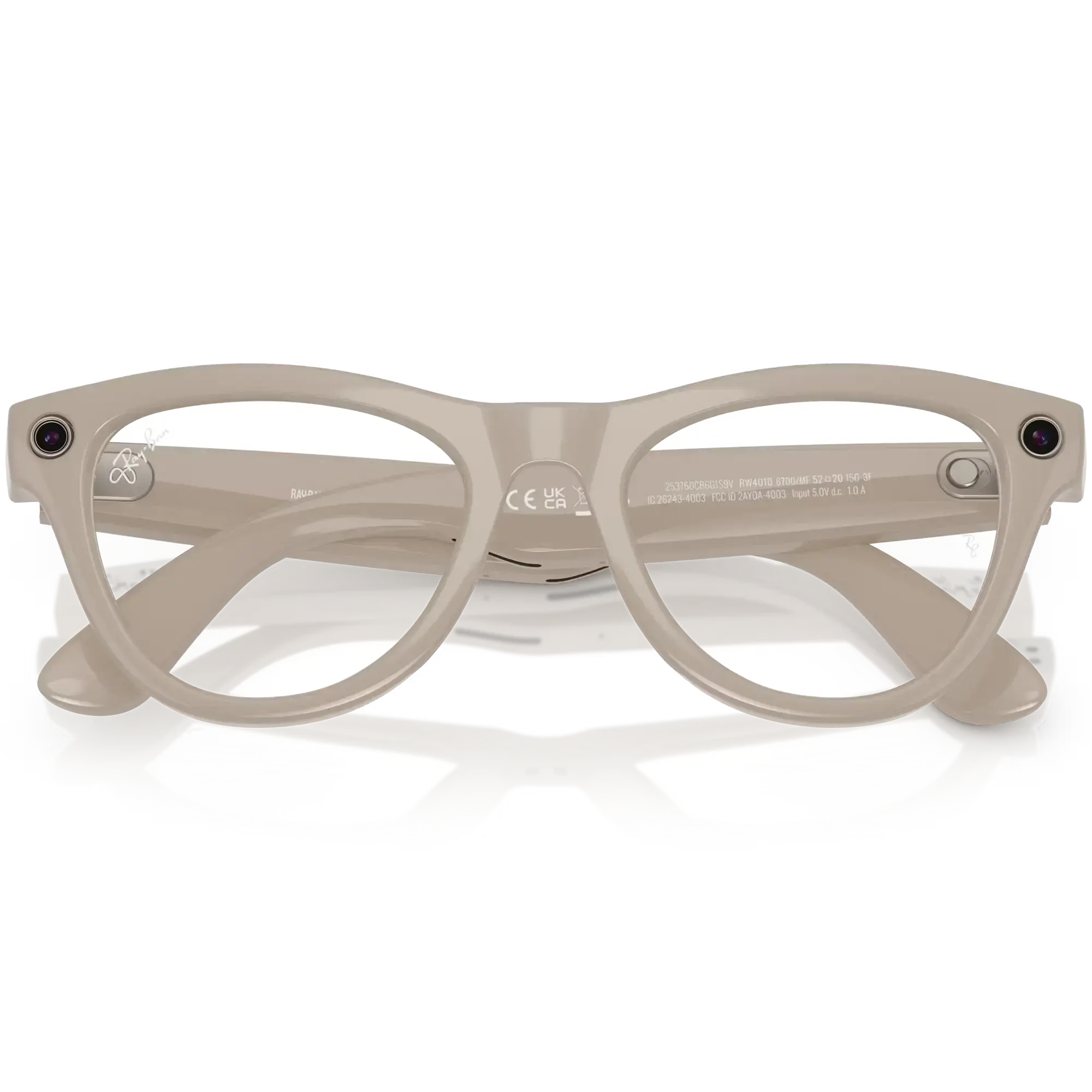 Смарт-очки Ray-Ban | Meta Skyler Standard - Shiny Chalky Gray / Clear Sapphire Transition (RW4010 6700MF 52-20)