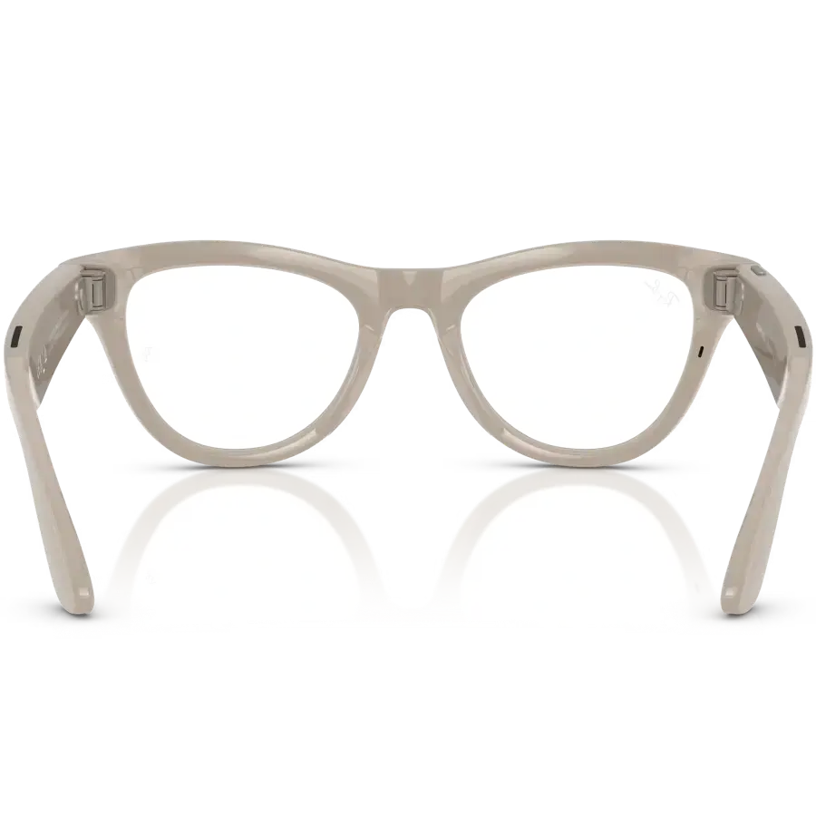 Смарт-очки Ray-Ban | Meta Skyler Standard - Shiny Chalky Gray / Clear Sapphire Transition (RW4010 6700MF 52-20)