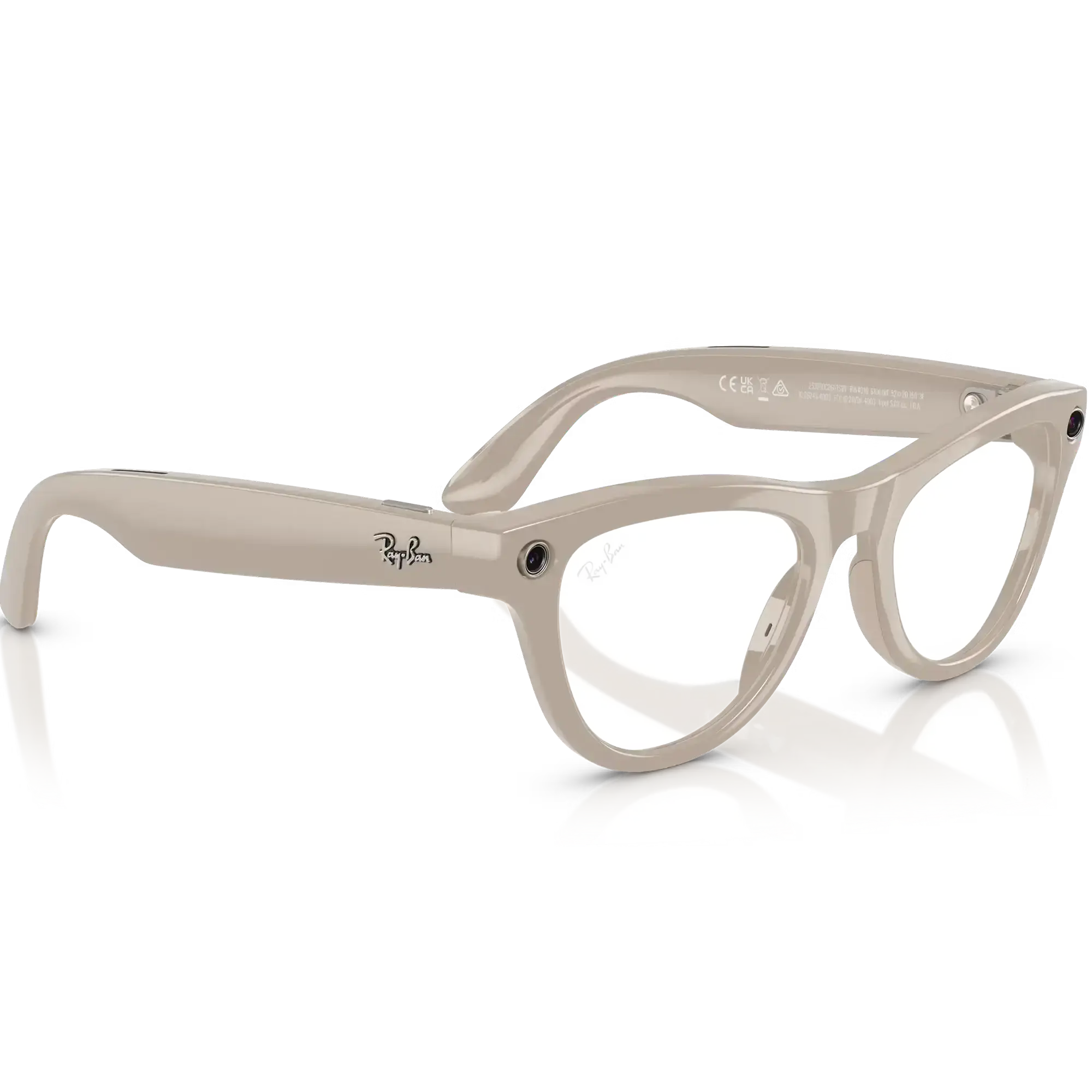 Смарт-очки Ray-Ban | Meta Skyler Standard - Shiny Chalky Gray / Clear Sapphire Transition (RW4010 6700MF 52-20)
