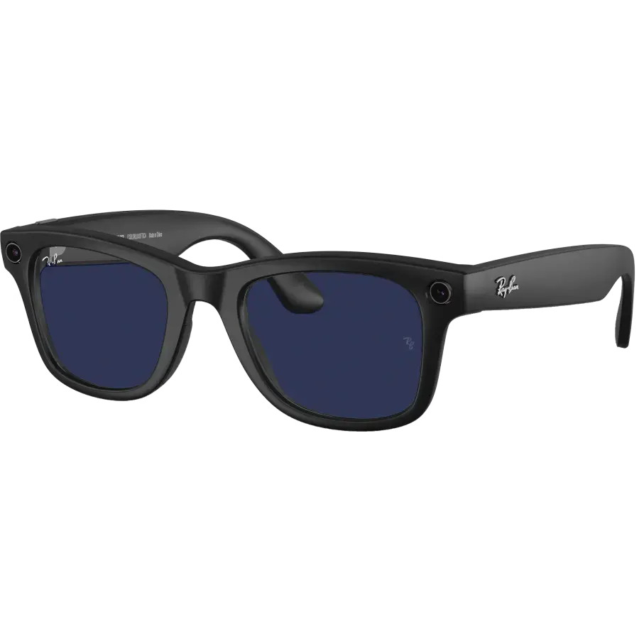 Смарт-очки Ray-Ban | Meta Wayfarer Standard - Matte Black / Clear to Sapphire Transitions (RW4006 601S1M F3 50-22)