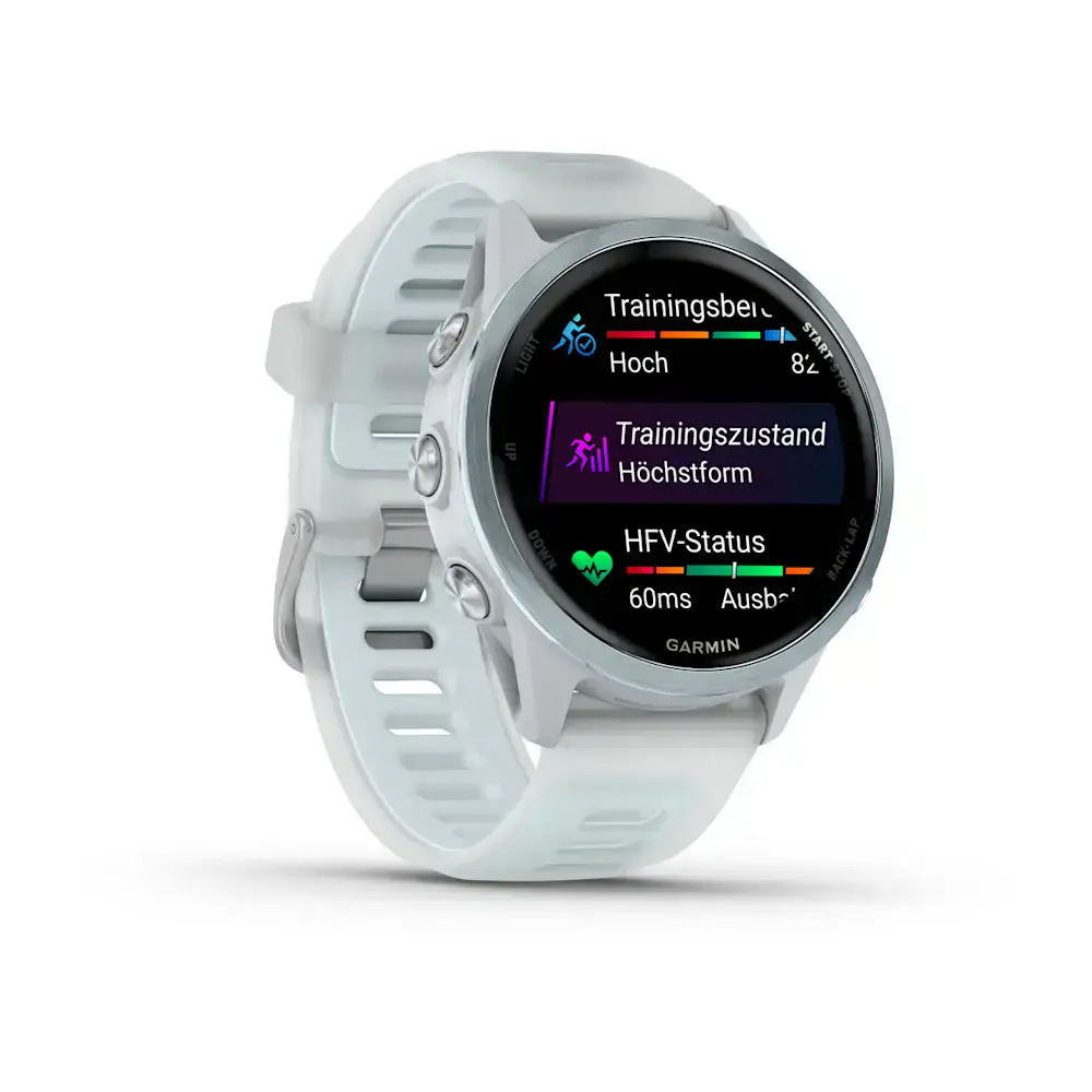 Спортивные часы Garmin Forerunner 570 - 42 mm Cloud Blue Aluminum with Translucent Whitestone/Cloud Blue Band (010-02970-01)