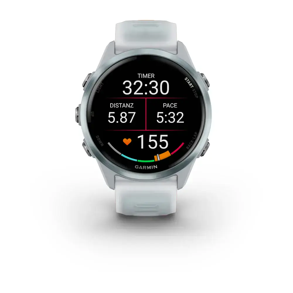 Спортивные часы Garmin Forerunner 570 - 42 mm Cloud Blue Aluminum with Translucent Whitestone/Cloud Blue Band (010-02970-01)