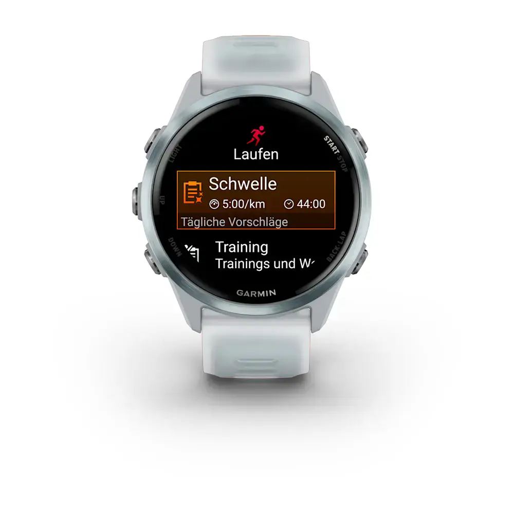 Спортивные часы Garmin Forerunner 570 - 42 mm Cloud Blue Aluminum with Translucent Whitestone/Cloud Blue Band (010-02970-01)
