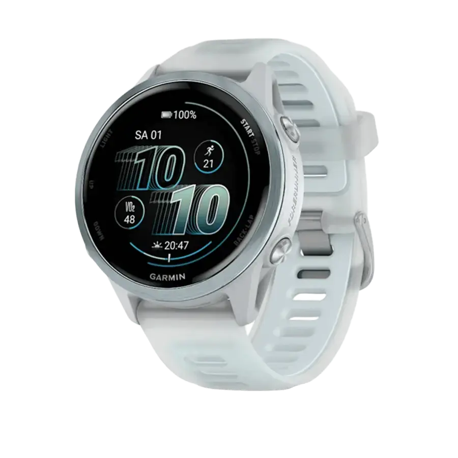 Спортивний годинник Garmin Forerunner 570 - 42 mm Cloud Blue Aluminum with Translucent Whitestone/Cloud Blue Band (010-02970-01)