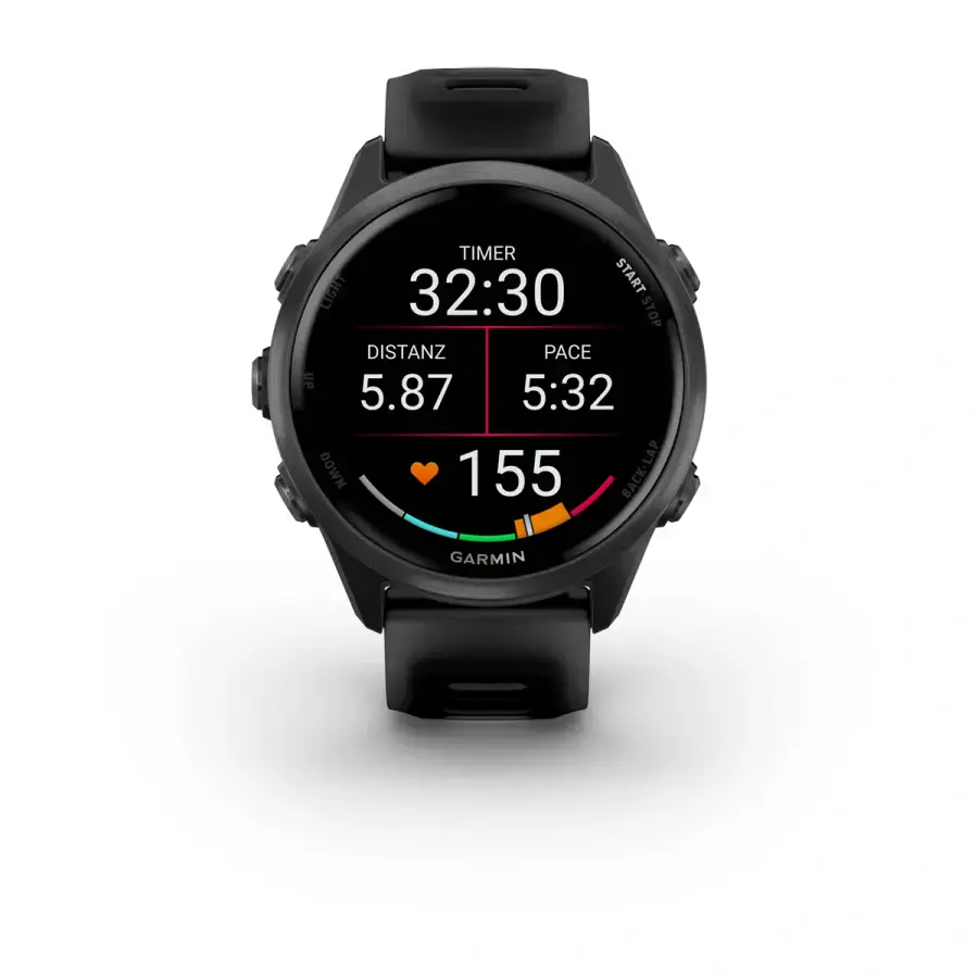 Спортивний годинник Garmin Forerunner 570 - 42 mm Slate Gray Aluminum with Translucent Black/Black Band (010-02970-00)