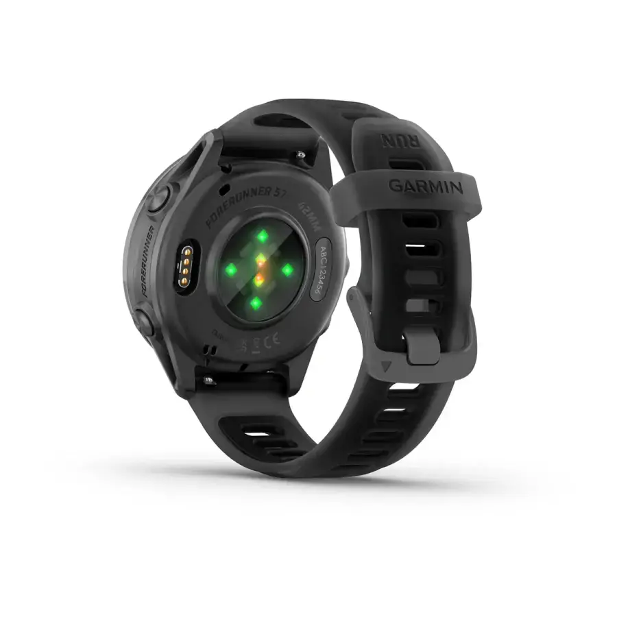 Спортивний годинник Garmin Forerunner 570 - 42 mm Slate Gray Aluminum with Translucent Black/Black Band (010-02970-00)