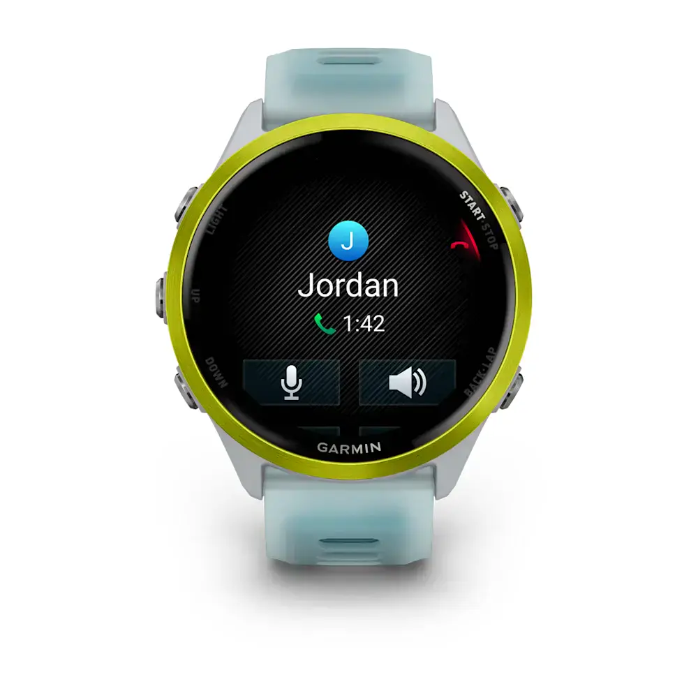Спортивные часы Garmin Forerunner 570 - 47 mm Amp Yellow Aluminum with Translucent Whitestone/Turquoise Band (010-02971-01)