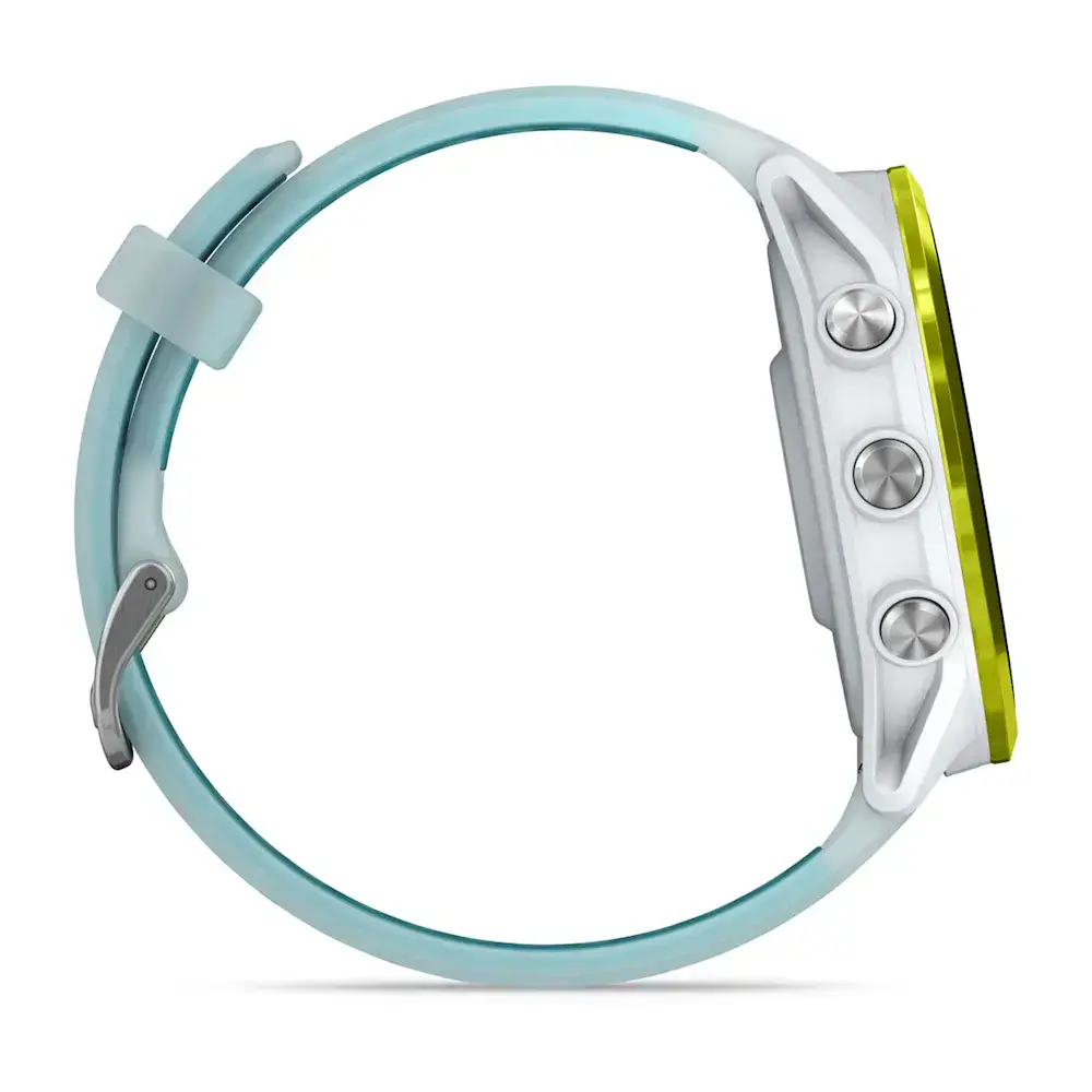 Спортивные часы Garmin Forerunner 570 - 47 mm Amp Yellow Aluminum with Translucent Whitestone/Turquoise Band (010-02971-01)