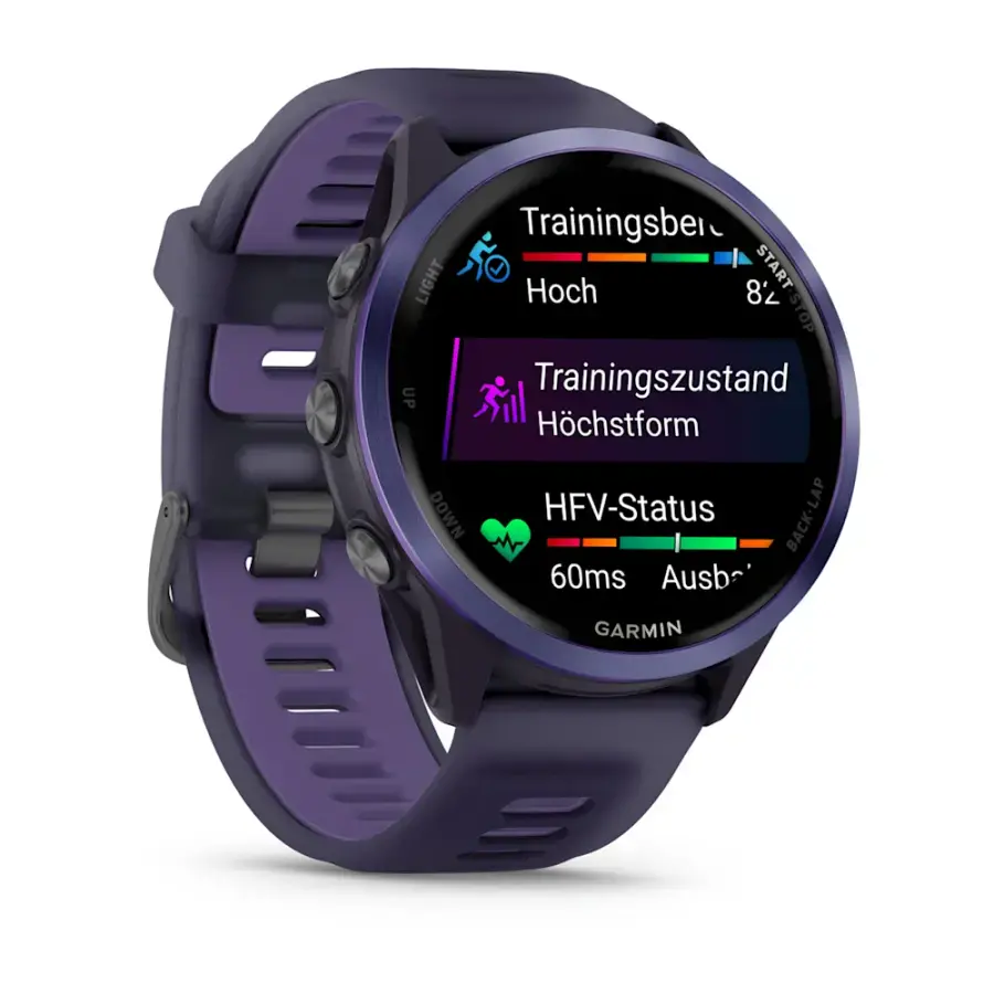 Спортивний годинник Garmin Forerunner 570 - 47 mm Indigo Aluminum with Translucent Imperial Purple/Indigo Band (010-02971-02)