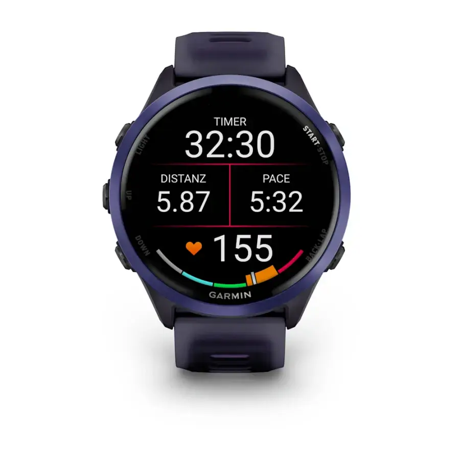 Спортивний годинник Garmin Forerunner 570 - 47 mm Indigo Aluminum with Translucent Imperial Purple/Indigo Band (010-02971-02)