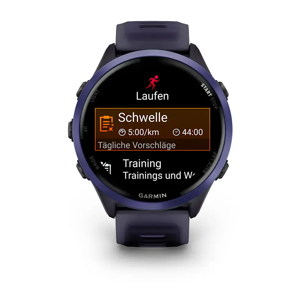 Спортивные часы Garmin Forerunner 570 - 47 mm Indigo Aluminum with Translucent Imperial Purple/Indigo Band (010-02971-02)
