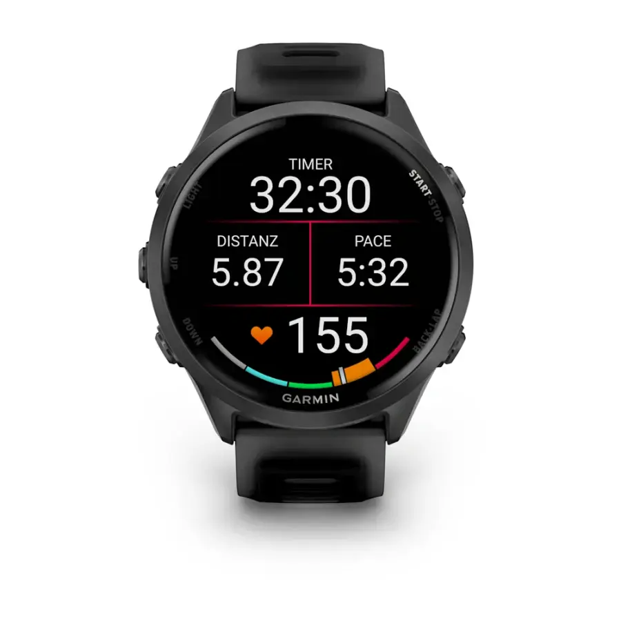 Спортивний годинник Garmin Forerunner 570 - 47 mm Slate Gray Aluminum with Translucent Black/Black Band (010-02971-00)