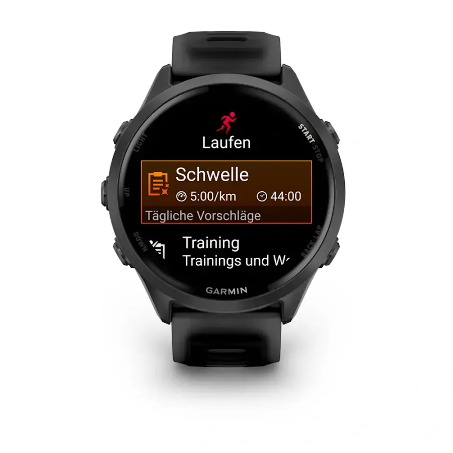 Спортивний годинник Garmin Forerunner 570 - 47 mm Slate Gray Aluminum with Translucent Black/Black Band (010-02971-00)