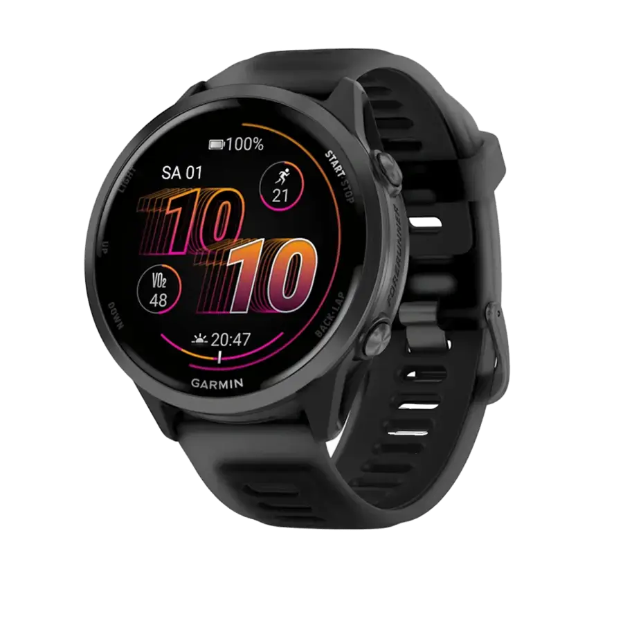 Спортивний годинник Garmin Forerunner 570 - 47 mm Slate Gray Aluminum with Translucent Black/Black Band (010-02971-00)