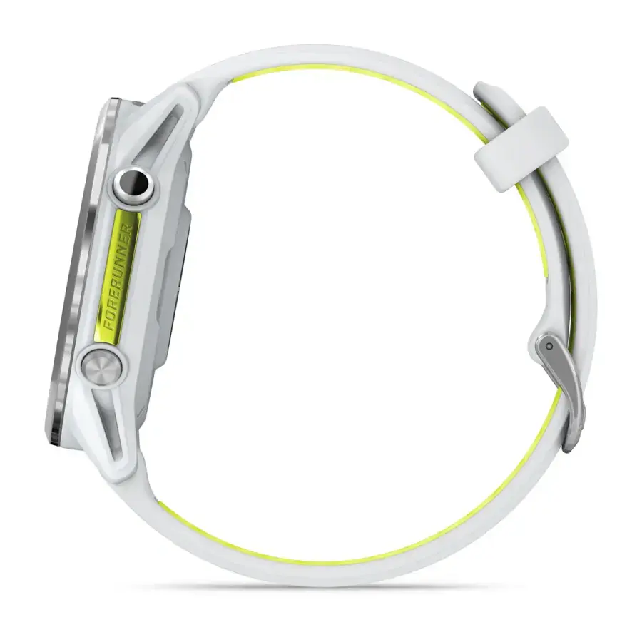 Спортивний годинник Garmin Forerunner 970 Titanium with Whitestone Case and Whitestone/Translucent Amp Yellow Band (010-02969-11)