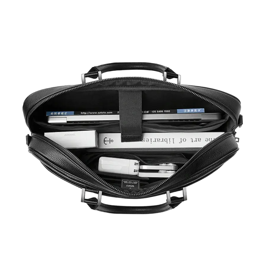 Сумка WIWU Master Fingerprint Lock Brief Case MacBook 16.2 - Black