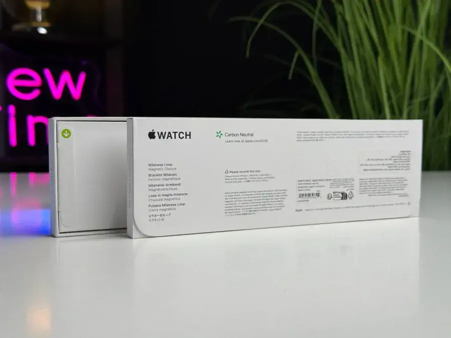 УЦЕНКА Apple Watch Series 10 GPS + Cellular 46mm Slate Titanium Case with Slate Milanese Loop - M/L (MWYW3) - Состояние: новый | Аккумулятор: 100% | Комплект: полный | Гарантия: 12 мес.