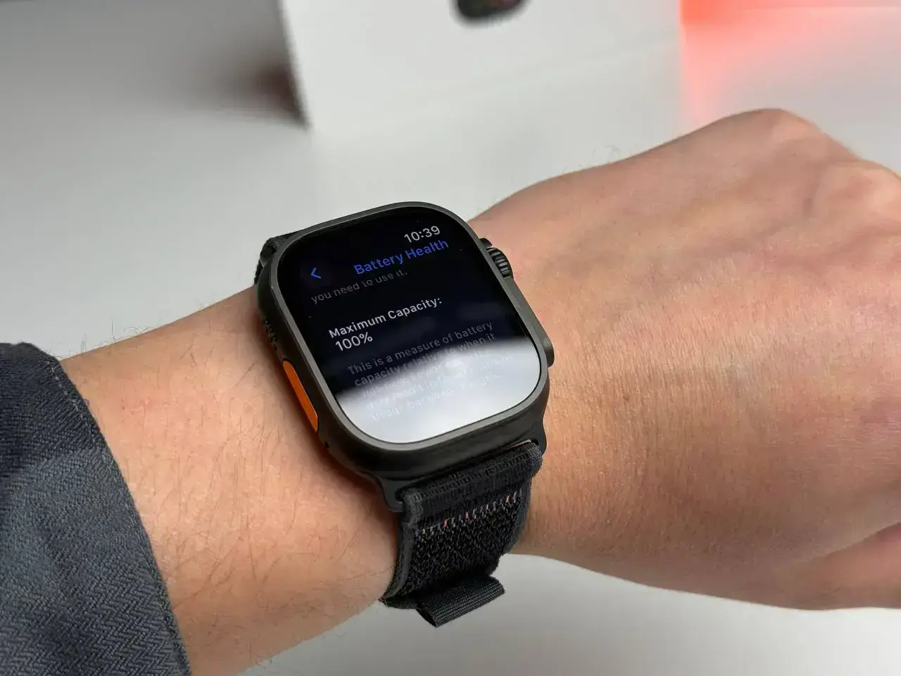 ВИТРИННЫЕ Apple Watch Ultra 2 2024 GPS + Cellular 49mm Black Titanium Case with Black Trail Loop - M/L (MX4V3) - Состояние: хороший | Аккумулятор: 100% | Комплект: полный | Гарантия: 6 мес.