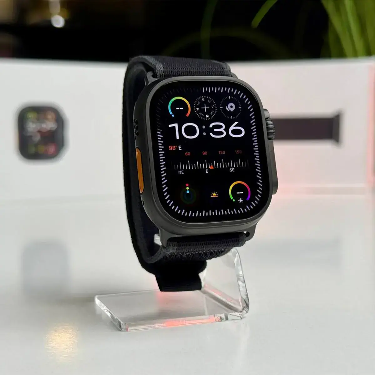 ВІТРИННІ Apple Watch Ultra 2 2024 GPS + Cellular 49mm Black Titanium Case with Black Trail Loop - M/L (MX4V3) - Стан: гарний | Акумулятор: 100% | Комплект: повний | Гарантія: 6 міс.