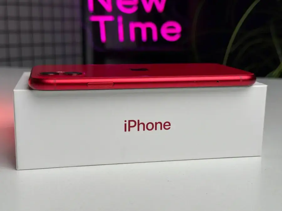 Б/У Apple iPhone 11 128GB Product (RED) (MWLG2) Full Box - Состояние: хороший | Аккумулятор: 95% | Комплектация: полный | Гарантія: 1 мес.