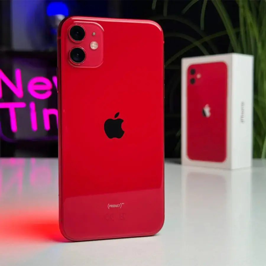 Б/У Apple iPhone 11 128GB Product (RED) (MWLG2) Full Box - Состояние: хороший | Аккумулятор: 95% | Комплектация: полный | Гарантія: 1 мес.