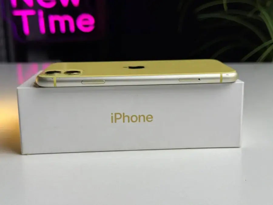 ВЖИВАНИЙ iPhone 11 256GB Yellow (MWLP2) | Стан: гарний (мінялось заднє скло) | Акумулятор: 100% | Гарантія: 1 місяць | Комплект: повний