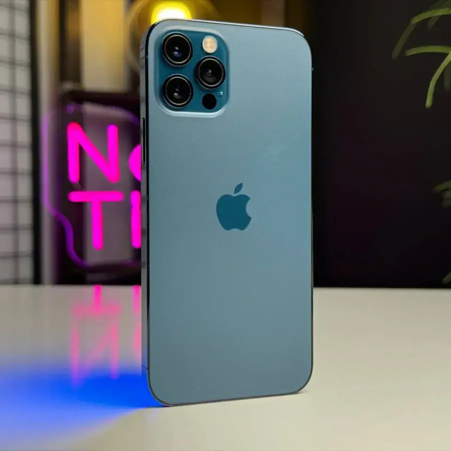 ВЖИВАНИЙ Apple iPhone 12 Pro 512GB Pacific Blue (MGM43, MGMX3) - Стан: гарний | Акумулятор: 100% | Комплектація: iPhone, кабель | Гарантія: 1 міс.