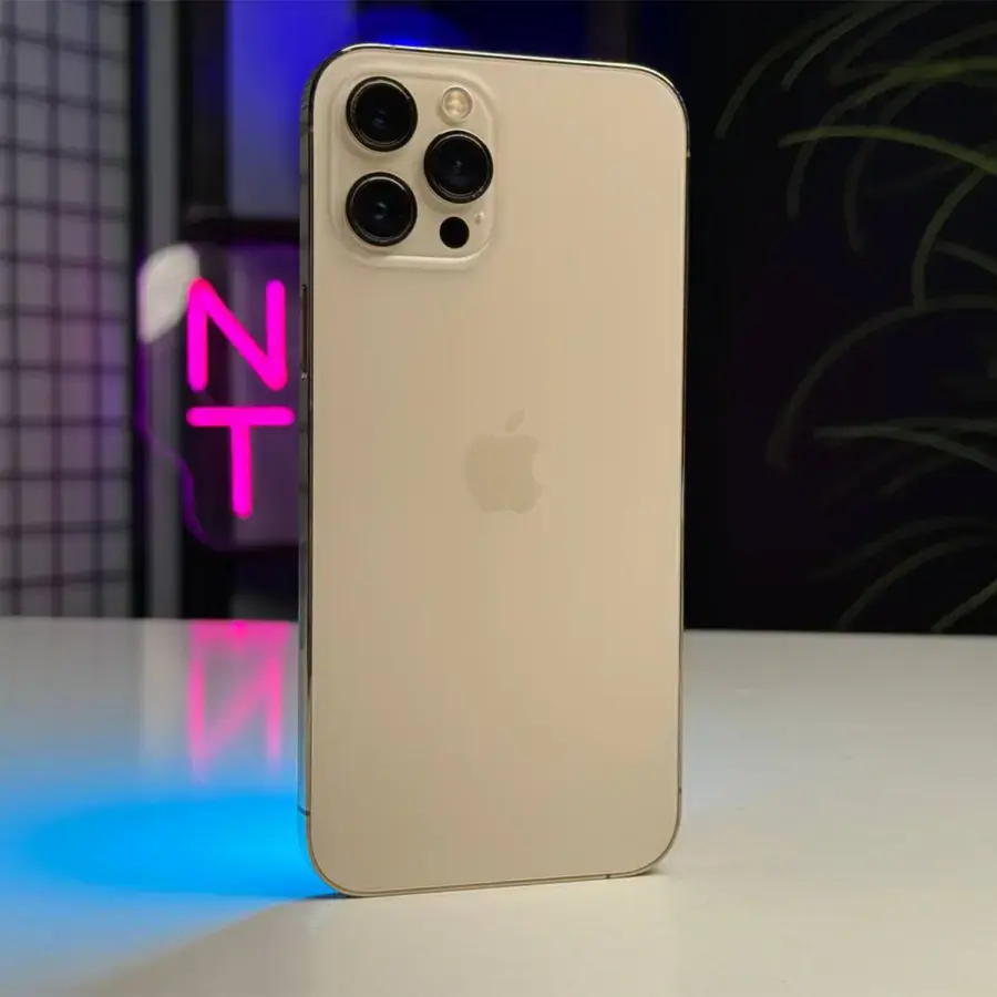 Б/У Apple iPhone 12 Pro Max 256GB Gold (MGCM3, MGDE3) - Состояние: хороший | Аккумулятор: 100% | Комплектация: полный | Гарантія: 1 мес.