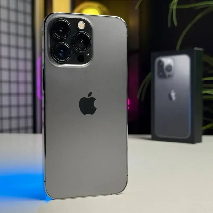 ВЖИВАНИЙ Apple iPhone 13 Pro 128GB Graphite (MLTP3, MLV93) - Стан: гарний | Акумулятор: 100% | Комплектація: повний | Гарантія: 1 міс.