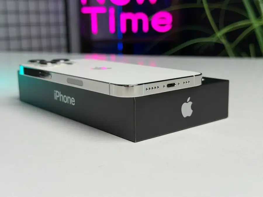 ВЖИВАНИЙ Apple iPhone 13 Pro 256GB Silver (MLTX3, MLVF3) - Стан: гарний | Акумулятор: 100% | Комплектація: повний | Гарантія: 1 міс.