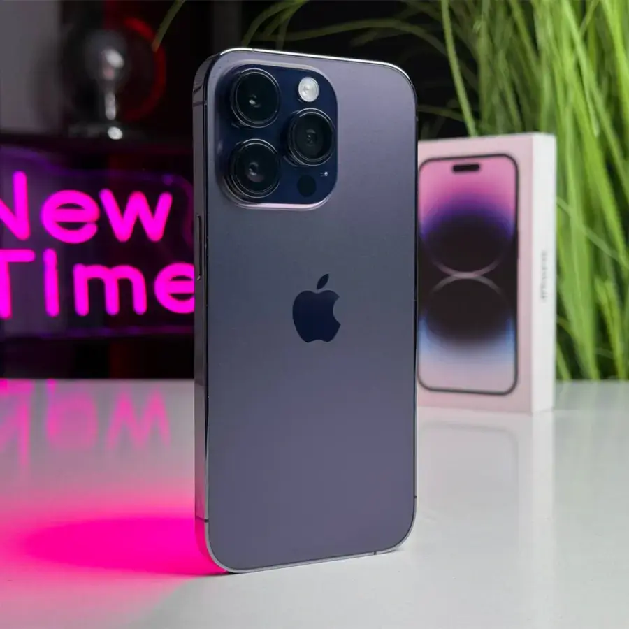 ВЖИВАНИЙ Apple iPhone 14 Pro 128GB Deep Purple (MQ0G3) - Стан: гарний | Акумулятор: 88% | Комплектація: повний | Гарантія: 1 міс.