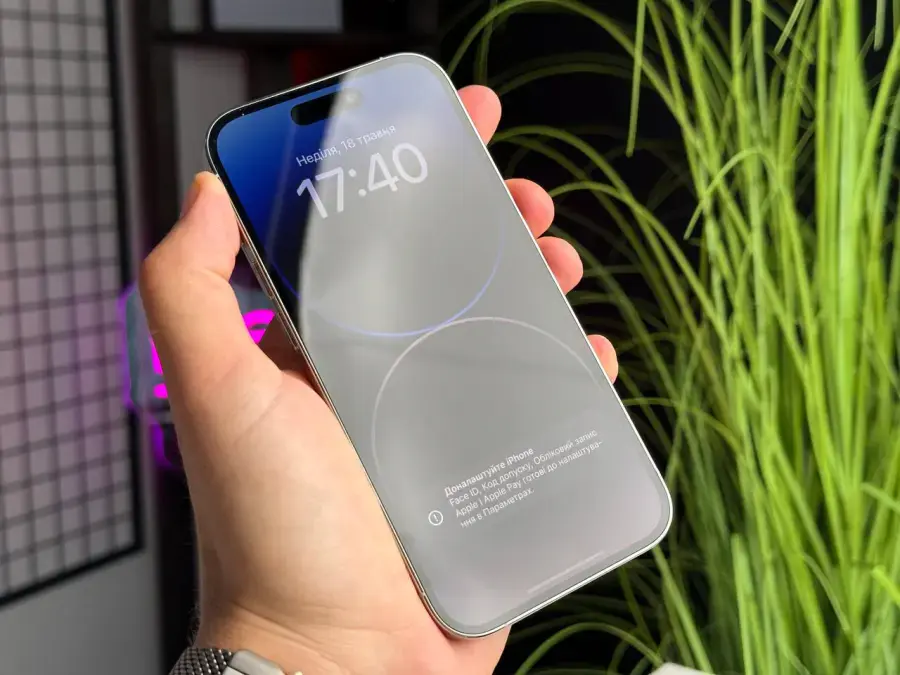 ВЖИВАНИЙ Apple iPhone 14 Pro 128GB Silver (MQ023) - Стан: ідеальний | Акумулятор: 86% | Комплектація: повний | Гарантія: 1 міс.
