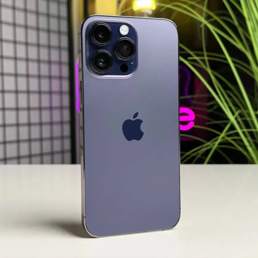 Б/У Apple iPhone 14 Pro Max 256GB Deep Purple (MQ9X3) - Состояние: хороший (менялся корпус) | Аккумулятор: 100% | Комплектация: iPhone, кабель | Гарантія: 1 мес.