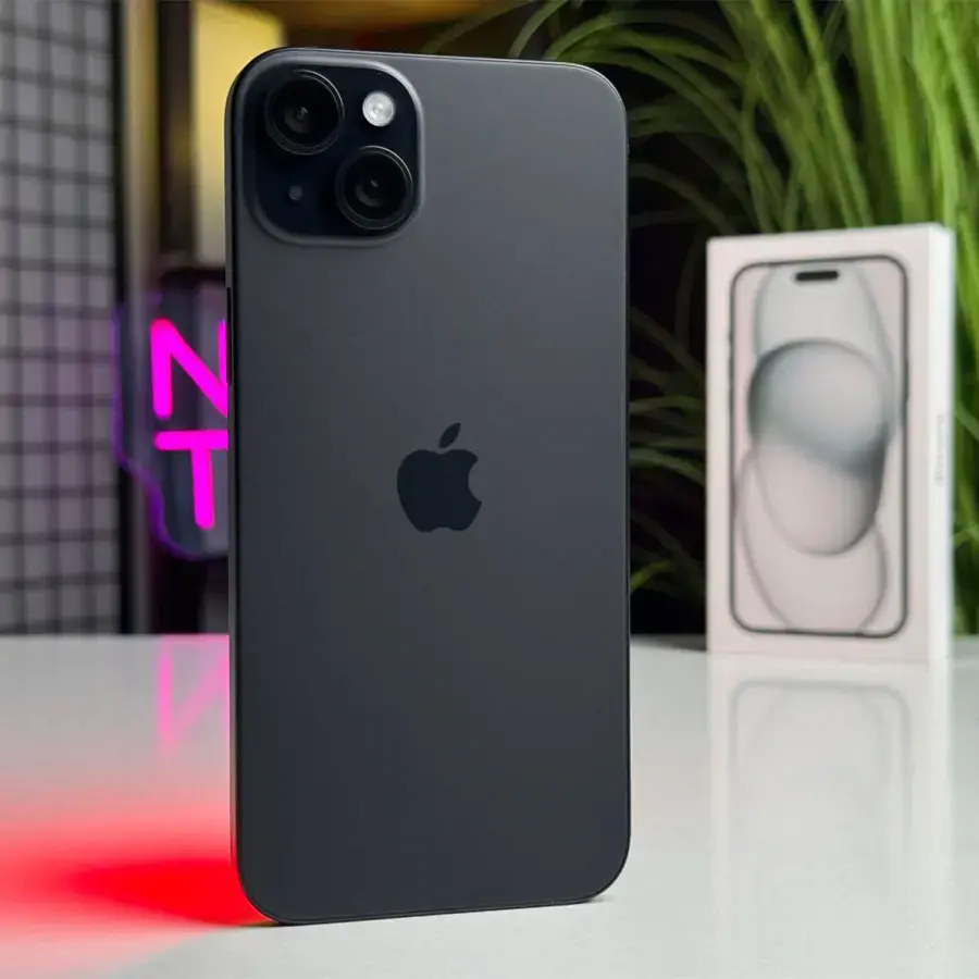 ВЖИВАНИЙ Apple iPhone 15 Plus 128GB Black (MU0Y3) - Стан: гарний | Акумулятор: 97% | Комплектація: повний | Гарантія: 1 міс.