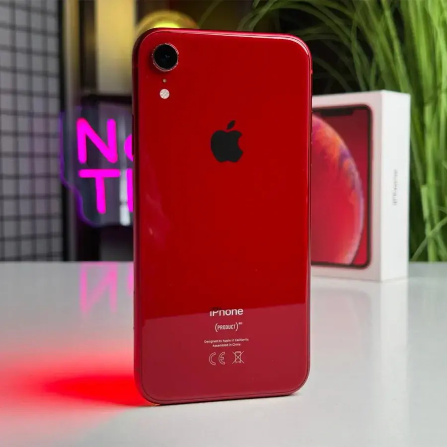 Б/У Apple iPhone XR 64GB (PRODUCT) RED (MRY62) - Состояние: хороший | Аккумулятор: 100% | Комплектация: полный | Гарантія: 1 мес.