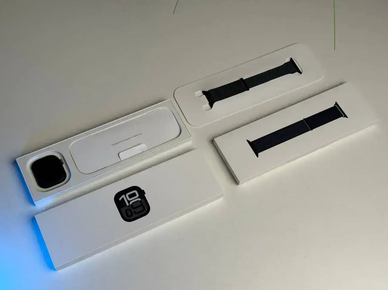 OPEN BOX Apple Watch Series 10 GPS 42mm Jet Black Aluminum Case with Ink Sport Loop (MWWG3) - Состояние: идеальный | Аккумулятор: 100% | Комплектация: полный | Гарантія: 12 мес.