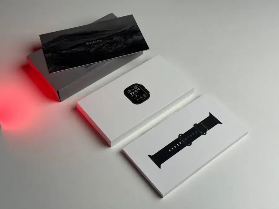 ВІТРИННІ Apple Watch Ultra 2 2024 GPS + Cellular 49mm Black Titanium Case with Black Ocean Band (MX4P3) | Зовнішній стан - ідеальний | Стан акумулятора - 100% | Гарантія - 3 місяці | Комплект - повний