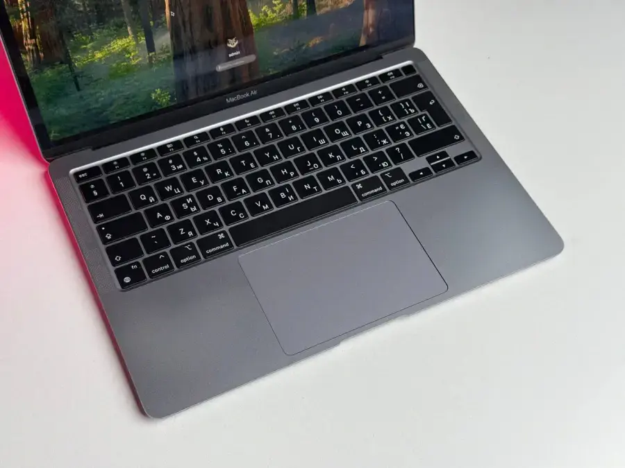 ВЖИВАНИЙ MacBook Air 13" M1/8CPU/7GPU/8GB/256GB Space Gray 2020 (MGN63) - International English - Стан: гарний | Акумулятор: 83% | Комплектація: MacBook, зарядка | Гарантія: 1 міс.