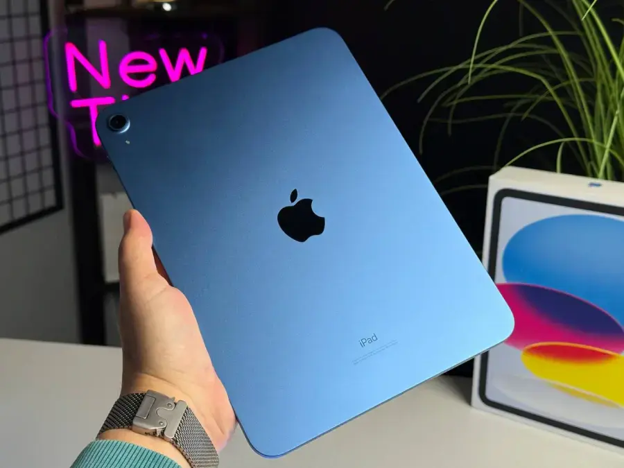 Б/У Планшет Apple iPad 10.9" 2022 Wi-Fi 64GB Blue (MPQ13, MCM84) - Состояние: идеальный | Аккумулятор: 100% | Комплектация: полный | Гарантія: 3 мес.