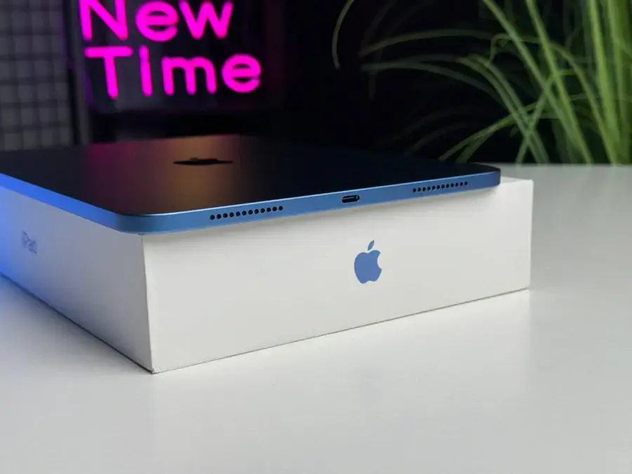 Б/У Планшет Apple iPad 10.9" 2022 Wi-Fi 64GB Blue (MPQ13, MCM84) - Состояние: идеальный | Аккумулятор: 100% | Комплектация: полный | Гарантія: 3 мес.