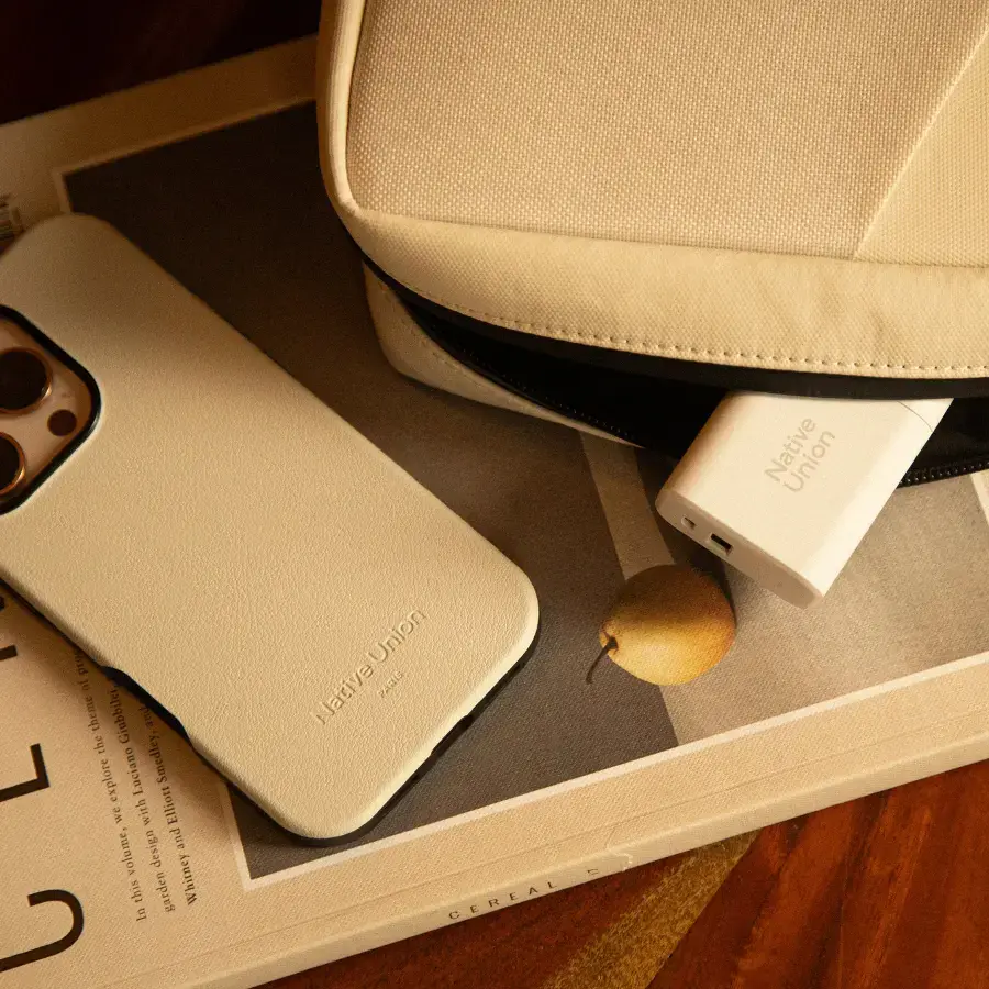 Зарядний пристрій Native Union Fast GaN Charger PD 45W [1 USB-C + 1 USB-A] - White (FAST-PD45AC-WHT-EU)