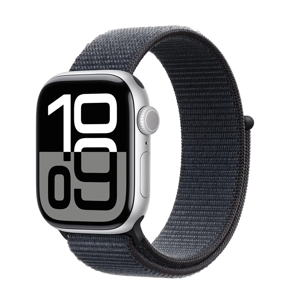 Apple Watch Series 10 GPS 42mm Silver Aluminum Case with Ink Sport Loop (MWWW3+MXKW3)