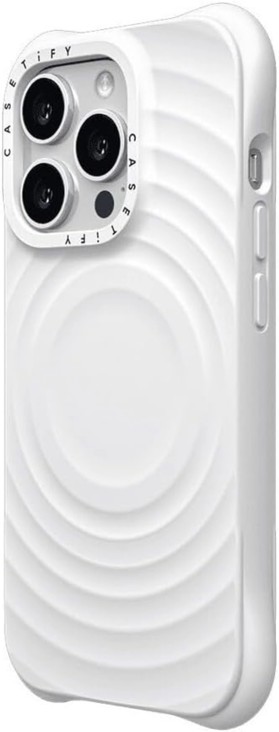 Чохол Casetify Silicone Case with MagSafe for iPhone 13 Pro Max - White