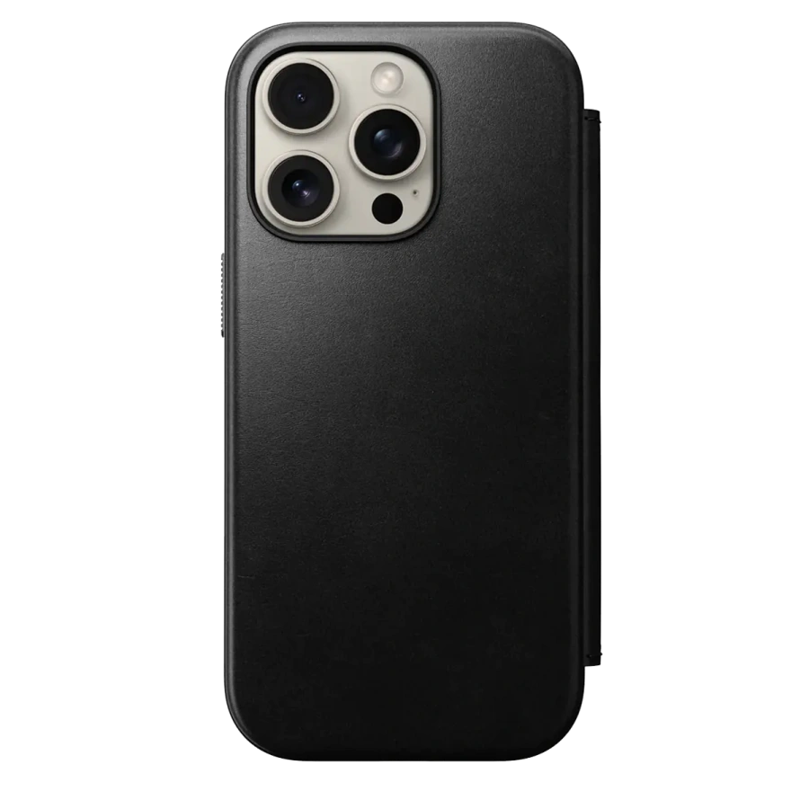 Чохол Nomad Modern Horween Leather Case Folio for iPhone 16 Pro - Black (NM01677185)