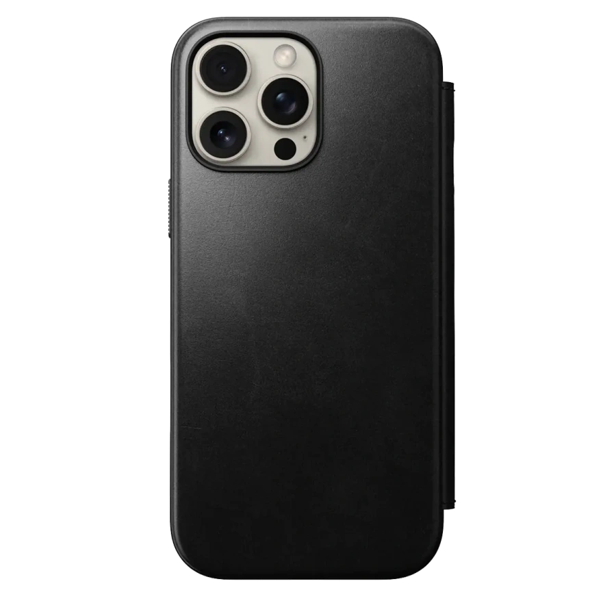 Чохол Nomad Modern Horween Leather Case Folio for iPhone 16 Pro Max - Black (NM01672685)