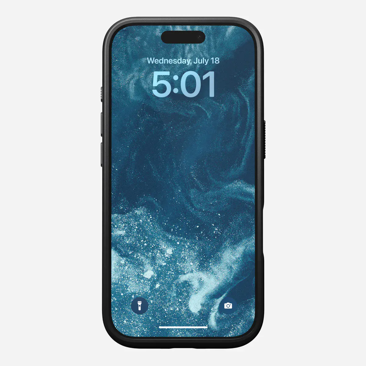 Чехол Nomad Modern Horween Leather Case for iPhone 16 Pro - Black (NM01694885)