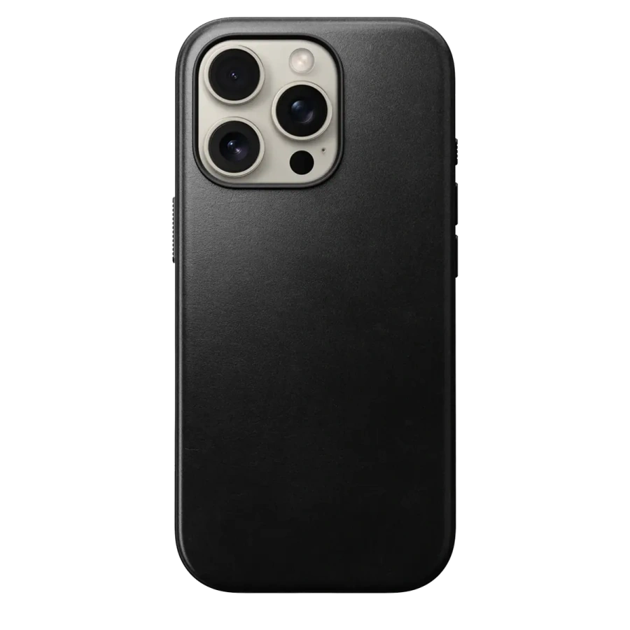 Чохол Nomad Modern Horween Leather Case for iPhone 16 Pro - Black (NM01694885)